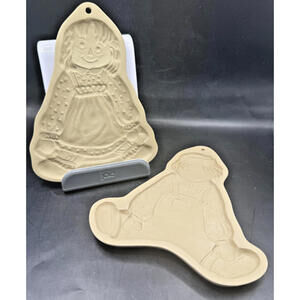 Brown Bag Cookie Art, Hill Design, Raggedy Ann & Andy, !988-89, Vintage